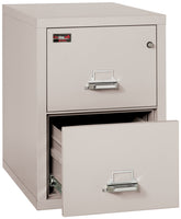 2 Hour Fire Resistant File Cabinet - 2 Drawer Letter 31" depth | Position 2